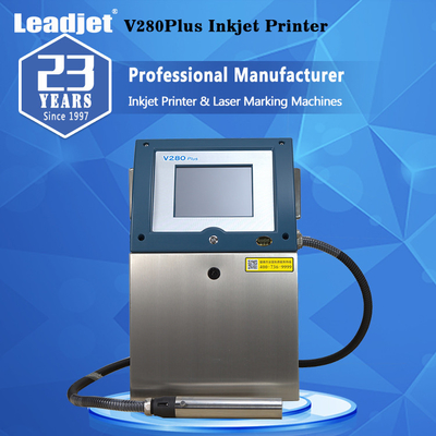 Linee continue della stampante a getto di inchiostro 5 del piccolo carattere di V280P 110V 220V automatiche